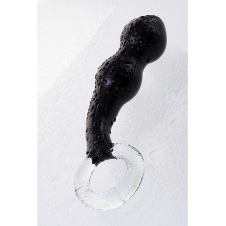 Стимулятор простаты Sexus Glass, стекло, чёрный, 17 см - фото 5