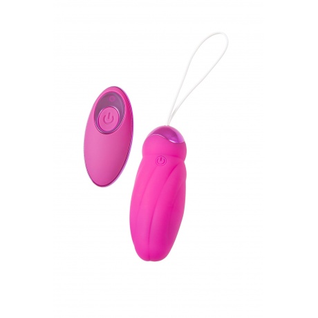 Виброяйцо с пульсирующими шариками JOS Circly, силикон, розовое, 9 см - фото 2