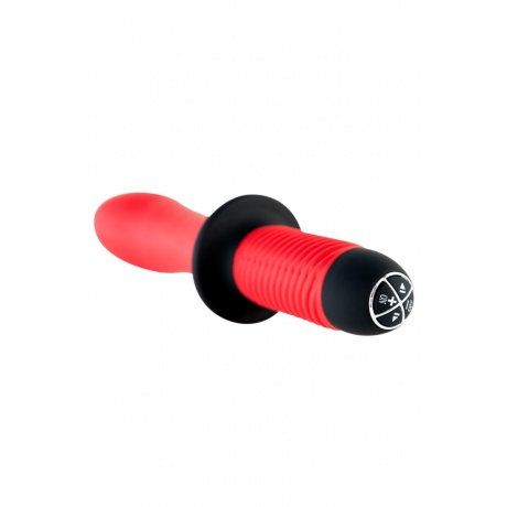 Анальный стимулятор Black &amp; Red by TOYFA с вибрацией, водонепроницаемый, силикон, красный, 27 см, ?  - фото 3