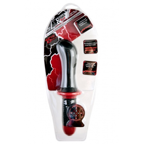 Анальный стимулятор Black &amp; Red by TOYFA с вибрацией, водонепроницаемый, силикон, чёрный, 27 см, ? 5 - фото 3