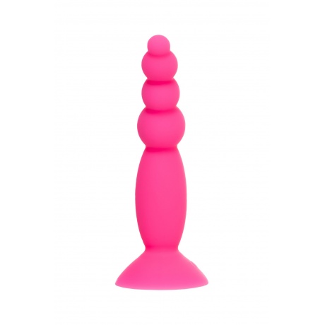 Анальная втулка A-Toys by TOYFA Hild, силикон, розовый, 11 см - фото 3