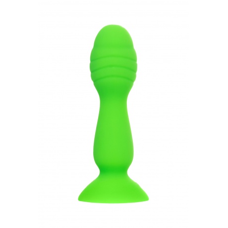 Анальная втулка A-Toys by TOYFA Terg, силикон, зеленый, 10 см - фото 2