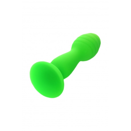 Анальная втулка A-Toys by TOYFA Terg, силикон, зеленый, 10 см - фото 3