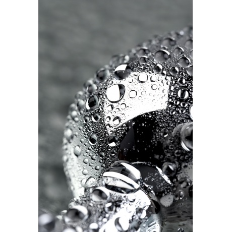 Анальный страз Metal by TOYFA, металл, серебристый, с кристаллом цвета изумруд, 8 см, ? 3,4 см, 85 г - фото 10