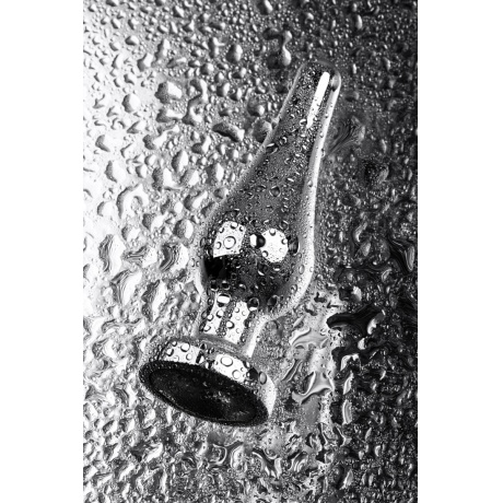 Анальный страз Metal by TOYFA, металл, серебристый, с кристаллом цвета алмаз, 10 см, ? 3 см, 95 г - фото 8