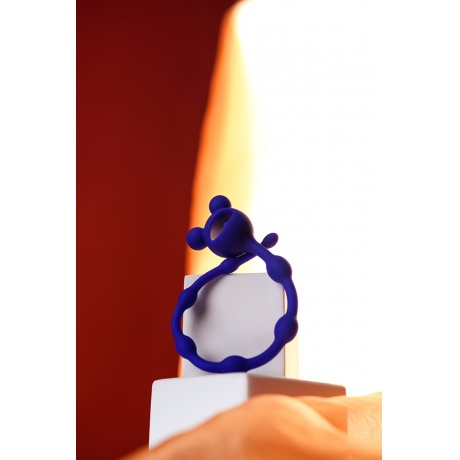 Анальная цепочка ToDo by Toyfa Froggy, силикон, синяя, 27,4 см, ? 1,4 см - фото 6
