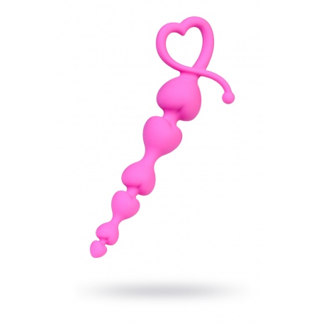 Анальная цепочка ToDo by Toyfa Sweety, силикон, розовая, 18,5 см, ? 3,1 см - фото 1