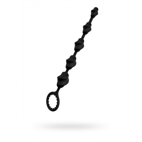 Анальная цепочка S-HANDE LALA, силикон, чёрная, 23,1 см - фото 1