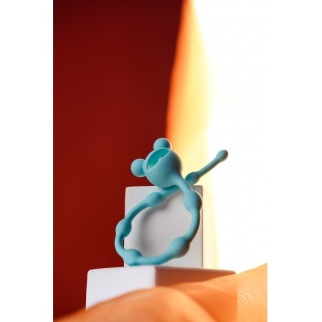 Анальная цепочка ToDo by Toyfa Froggy, силикон, мятная, 27,4 см, ? 1,4 см - фото 6