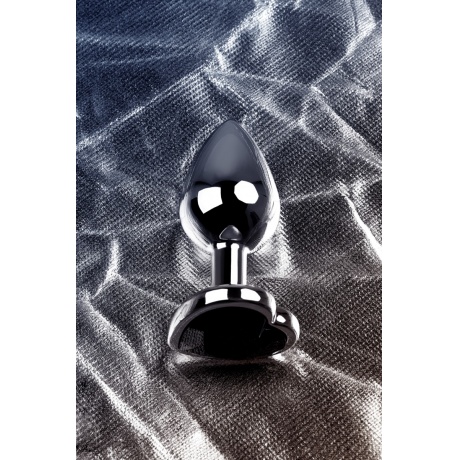 Анальный страз Metal by TOYFA, металл, серебристый, с кристаллом цвета турмалин, 7 см, ? 2,7 см, 50  - фото 8