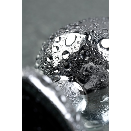 Анальный страз Metal by TOYFA, металл, серебристый, с кристаллом цвета турмалин, 7 см, ? 2,7 см, 50  - фото 10