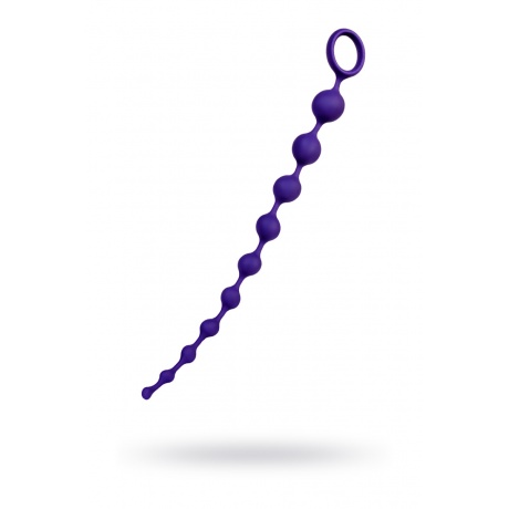 Анальная цепочка ToDo by Toyfa Grape, силикон, фиолетовая, 35 см, ? 2,7 см - фото 1