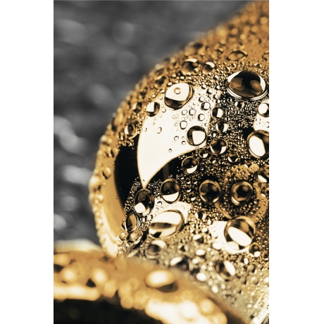Анальный страз Metal by TOYFA, металл, золотистый, с кристаллом цвета алмаз, 10 см, ? 3 см, 95 г - фото 9