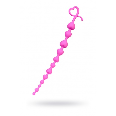 Анальная цепочка ToDo by Toyfa Long Sweety, силикон, розовая, 34 см, ? 2,7 см - фото 1