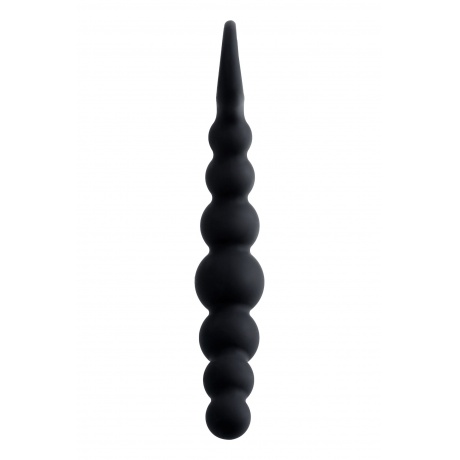 Анальный стимулятор POPO Pleasure by TOYFA Carina, водонепроницаемый, силикон, черный, 19 см, ? 3 см - фото 3