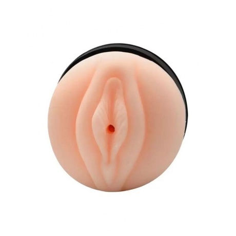Вибромастурбатор реалистичный вагина в колбе, XISE, TPR, телесный, 25 см - фото 2