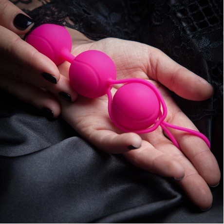 Вагинальные шарики, тренажер Кегеля Kegel Balls RestArt RA-302 Розовый - фото 3