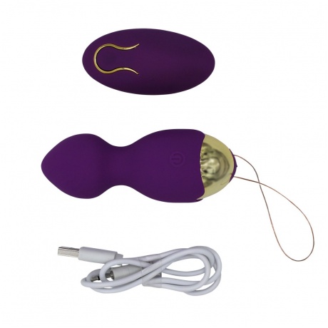 Вибратор, вагинальный тренажер, виброяйцо Lust RestArt RA-310 Фиолетовый - фото 8