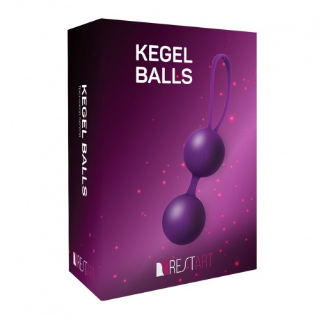 Вагинальные шарики, тренажер Кегеля Kegel Balls RestArt RA-302_f Фиолетовый - фото 5