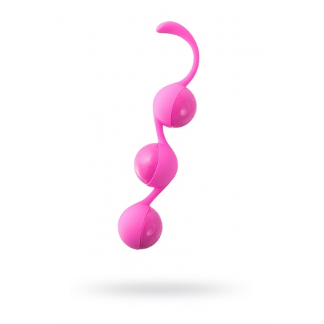 Вагинальные шарики Seven Creations, силиконовые, розовые, ?3,5 - фото 1