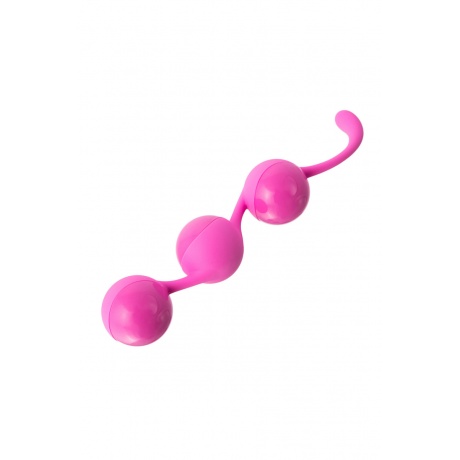 Вагинальные шарики Seven Creations, силиконовые, розовые, ?3,5 - фото 2