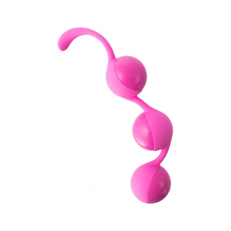 Вагинальные шарики Seven Creations, силиконовые, розовые, ?3,5 - фото 3
