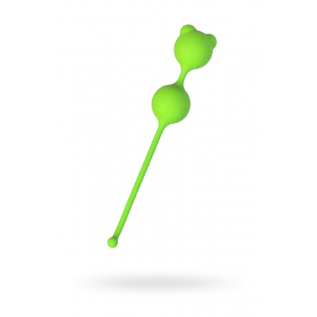 Вагинальные шарики A-Toys by TOYFA, силикон, зеленый, ? 2,7 см - фото 1