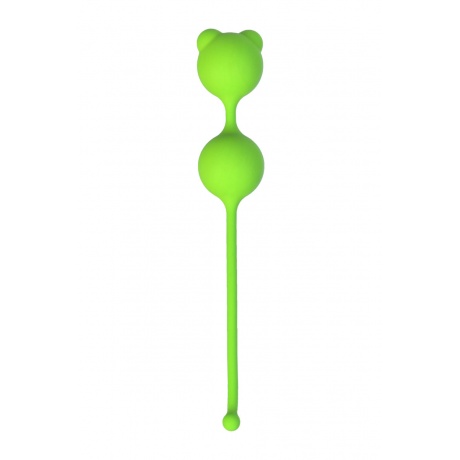 Вагинальные шарики A-Toys by TOYFA, силикон, зеленый, ? 2,7 см - фото 2