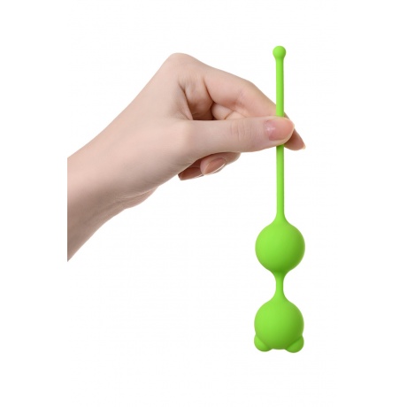 Вагинальные шарики A-Toys by TOYFA, силикон, зеленый, ? 2,7 см - фото 3