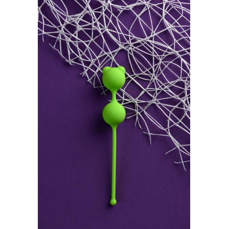 Вагинальные шарики A-Toys by TOYFA, силикон, зеленый, ? 2,7 см - фото 6