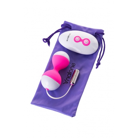 Вагинальные шарики Nalone MiuMiu, Силикон, Розовый, ? 4,1 см - фото 8
