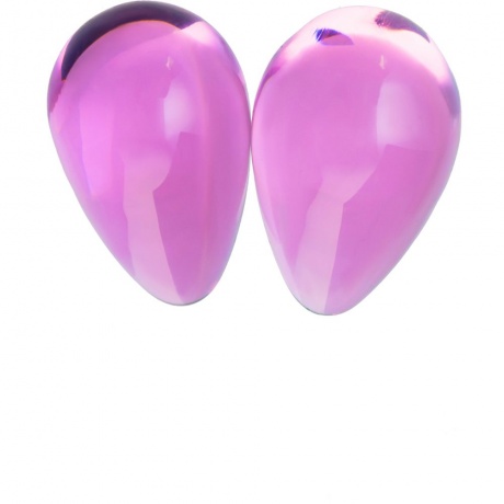 Вагинальные шарики Sexus Glass, стекло, розовые, ? 2,7 см - фото 2