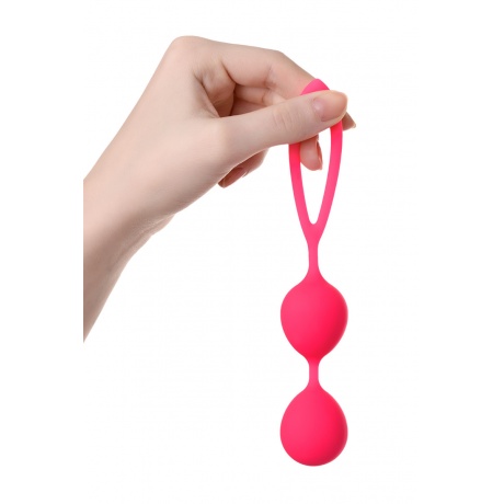 Вагинальные шарики A-Toys by TOYFA, силикон, розовые, ? 3,1 см - фото 3