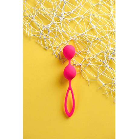 Вагинальные шарики A-Toys by TOYFA, силикон, розовые, ? 3,1 см - фото 6