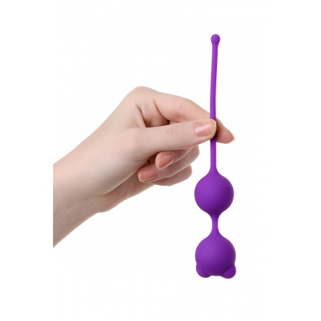 Вагинальные шарики A-Toys by TOYFA, силикон, фиолетовые, ? 2,7 см - фото 3