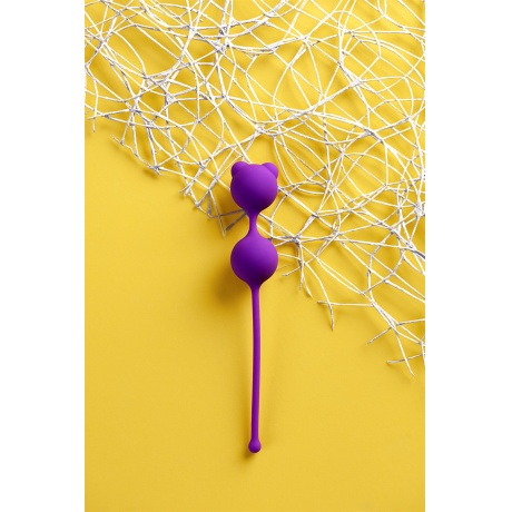 Вагинальные шарики A-Toys by TOYFA, силикон, фиолетовые, ? 2,7 см - фото 6