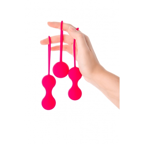 Вагинальные шарики A-Toys by TOYFA , силикон, розовые, ? 3,2 см - фото 10