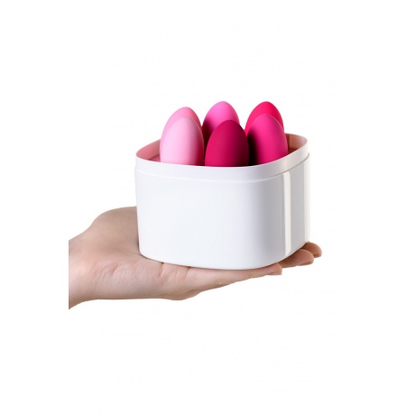 Набор вагинальных шариков Eromantica K-ROSE, силикон, розовый, 6 шт - фото 8