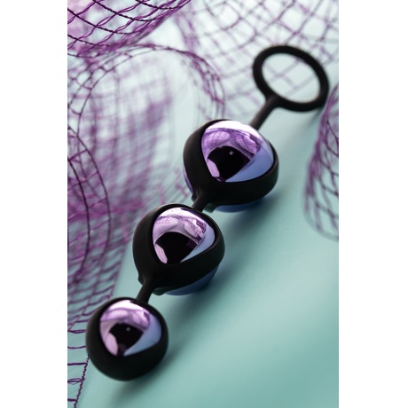 Вагинальные шарики TOYFA A-Toys, ABS пластик 764009, Фиолетовый, ? 3,5 см - фото 9