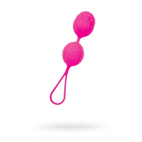 Вагинальные шарики Штучки-дрючки, cиликон, розовый, ? 3,5 см - фото 3