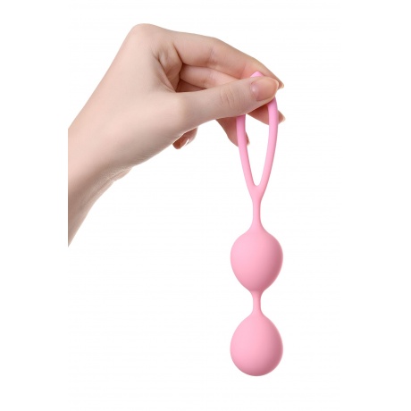 Вагинальные шарики A-Toys by TOYFA Rai, силикон, розовые, 17 см - фото 3