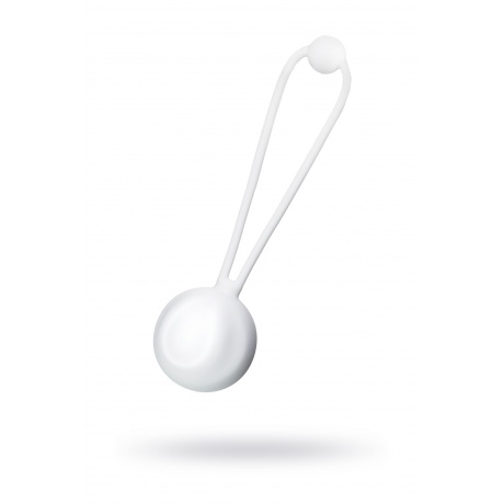 Вагинальный шарик L'EROINA by TOYFA Lily, силикон, белый, 10,5 см - фото 1