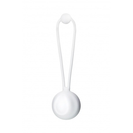 Вагинальный шарик L'EROINA by TOYFA Lily, силикон, белый, 10,5 см - фото 2