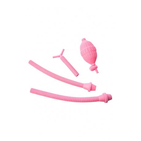 Помпа для груди, двойная, TOYFA, ABS пластик, розовый, 24 см - фото 4