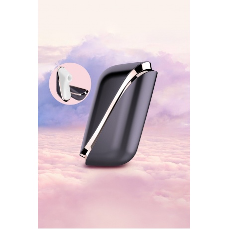 Вакуум-волновой бесконтактный стимулятор клитора Satisfyer Pro Traveler, ABS пластик+силикон, черный, 9,5см - фото 12