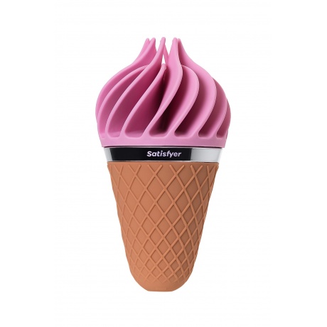 Вибромассажер Satisfyer layons Sweet Treat , силикон, розовый, 10,4 см. - фото 3