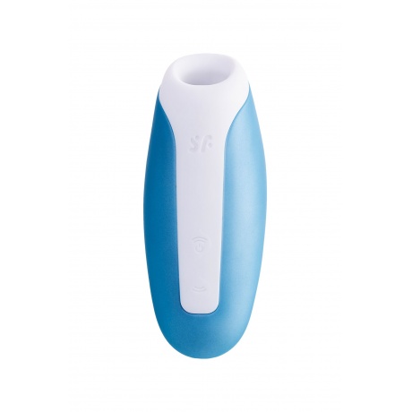 Вакуум-волновой бесконтактный стимулятор клитора Satisfyer Love Breeze, силикон, голубой, 9,5 см. - фото 2