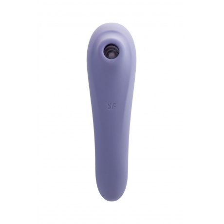 Вакуум-волновой бесконтактный стимулятор клитора Satisfyer Dual Pleasure, силикон, фиолетовый, 17,9 - фото 2