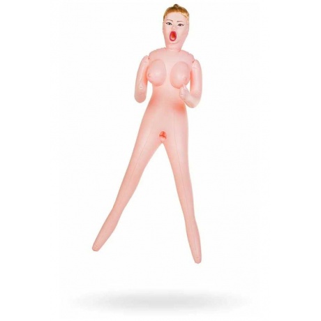 Кукла надувная Hannah, блондинка,TOYFA Dolls-X Passion, с тремя отверстиями, кибер вставка: вагина-а - фото 3