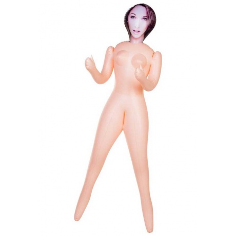 Кукла надувная Jennifer, шатенка, TOYFA Dolls-X, с двумя отверстиями, 160 см - фото 1